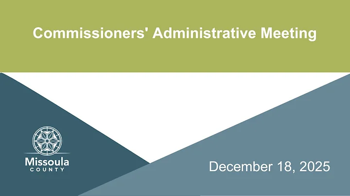 BCC Commissioners' Administrative Public Meeting December 18, 2025