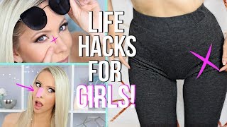 14 LIFE HACKS EVERY GIRL NEEDS TO KNOW! screenshot 3