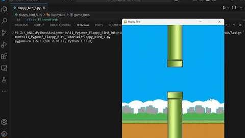 Part 5: PyGame Flappy Bird Tutorial