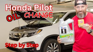 How to change oil on a 2022 Honda Pilot (step By Step)
