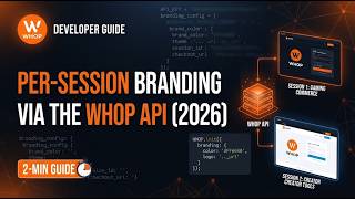 How to Set Per Session Branding via the Whop API 2026 Developer Guide 2 Min