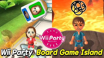 Wii Party - Board Game Island (Advanced com ) Alex Vs Elisa Vs Ursula Vs Oscar | AlexgamingTV