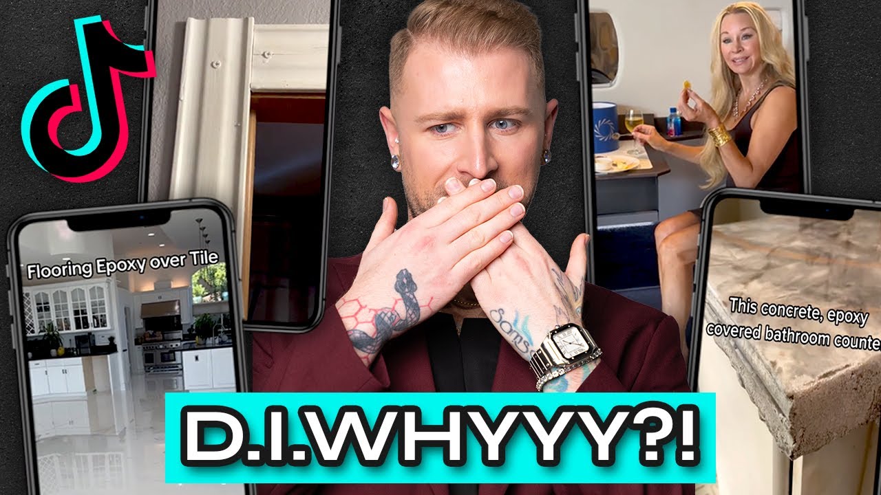Interior Designer Reacts to DIY TikToks (These are ROUGH) - YouTube