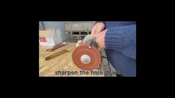 How to sharpen the knife with a bench grinder