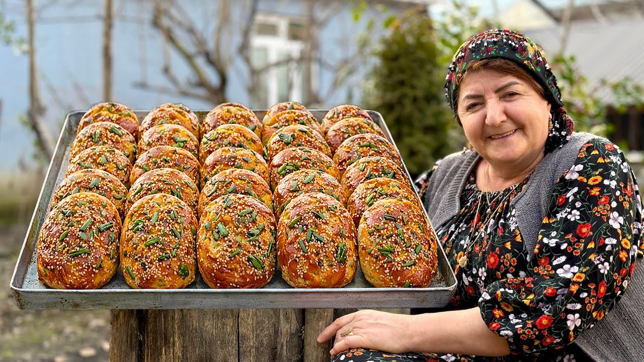 Никто Не Знает Этот Рецепт: Откройте Для Себя Деревенский Хлеб С Зеленым Луком От Бабушки!