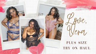 Plus Size Lingerie Try On Haul Ft Love Vera Body Positive