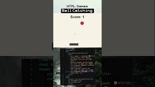 Ball Catching game using HTML.