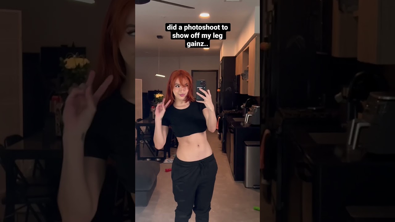 Doing a Photoshoot to Check My Progress 💪🦵💕