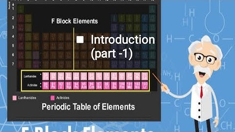 f-block element|| introduction to f-block element || introduction to lanthanides and actinides#bs
