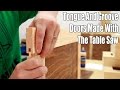 How To Make Tongue And Groove Doors On The Table Saw - 171