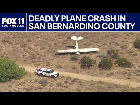 2 killed in small plane crash near Hesperia Airport
