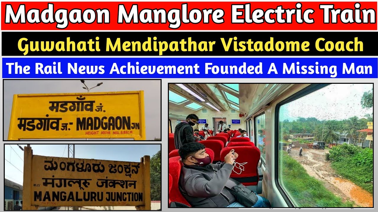 Konkan Railway Electrification | Madgaon Manglore Electric Train | Indian Railways 