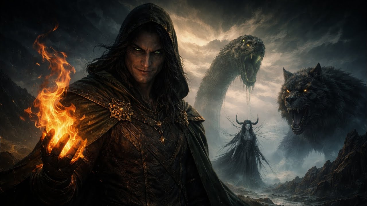 LOKI - English + Old Norse (Lyrics video)