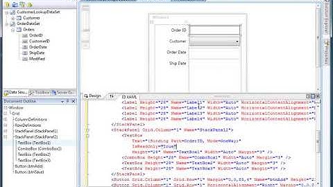 WinVideo WPF Data Lookup