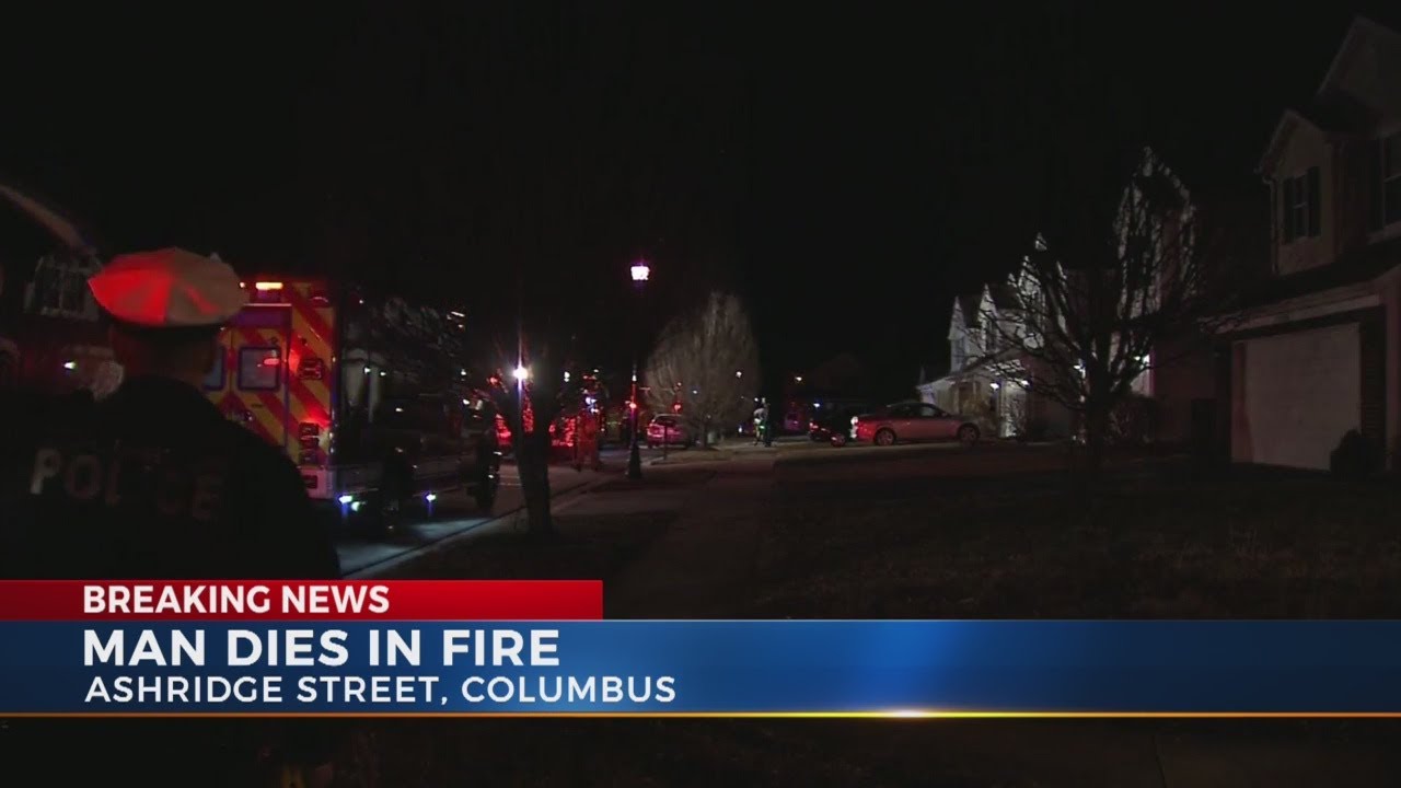 Man dies in Columbus house fire - YouTube