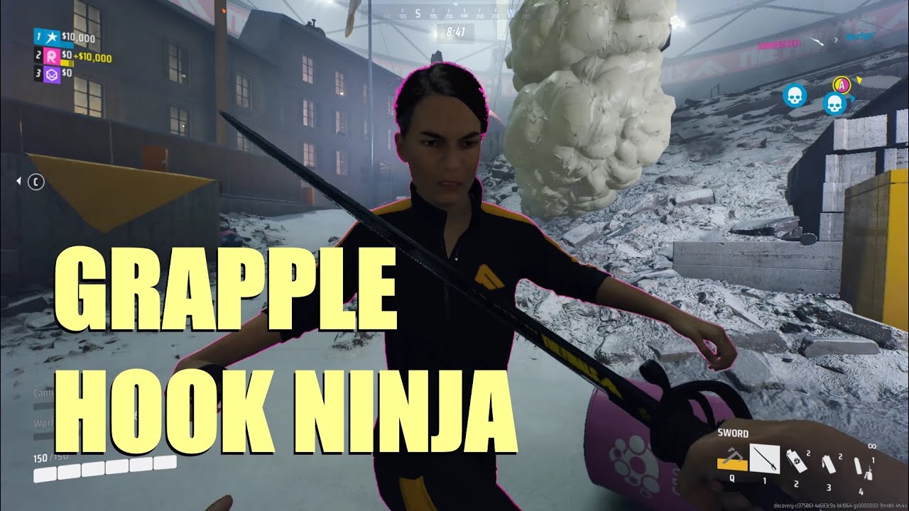 grapple hook + sword = fun! - [ THE FINALS ] - YouTube