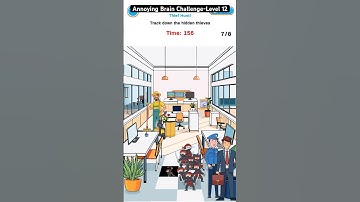 Annoying Brain Challenge - Level 12 - Thief hunt - Track down the hidden thieves