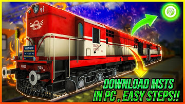 How To Download & Install MSTS with Indian Addons for Free in a Quick & Easy Way - 100% Works