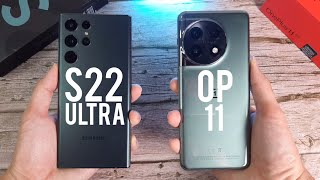 OnePlus 11 vs Samsung S22 Ultra Full Comparison! Cameras | Display | Speakers | Battery etc