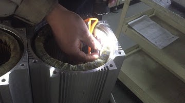 Stator inspection for AC servo motor from CTB workshop