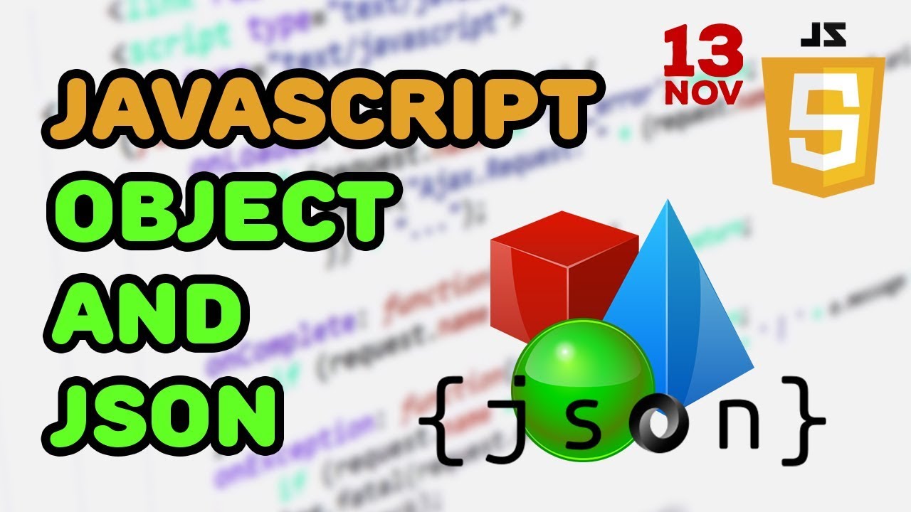 JavaScript Object and JSON - YouTube