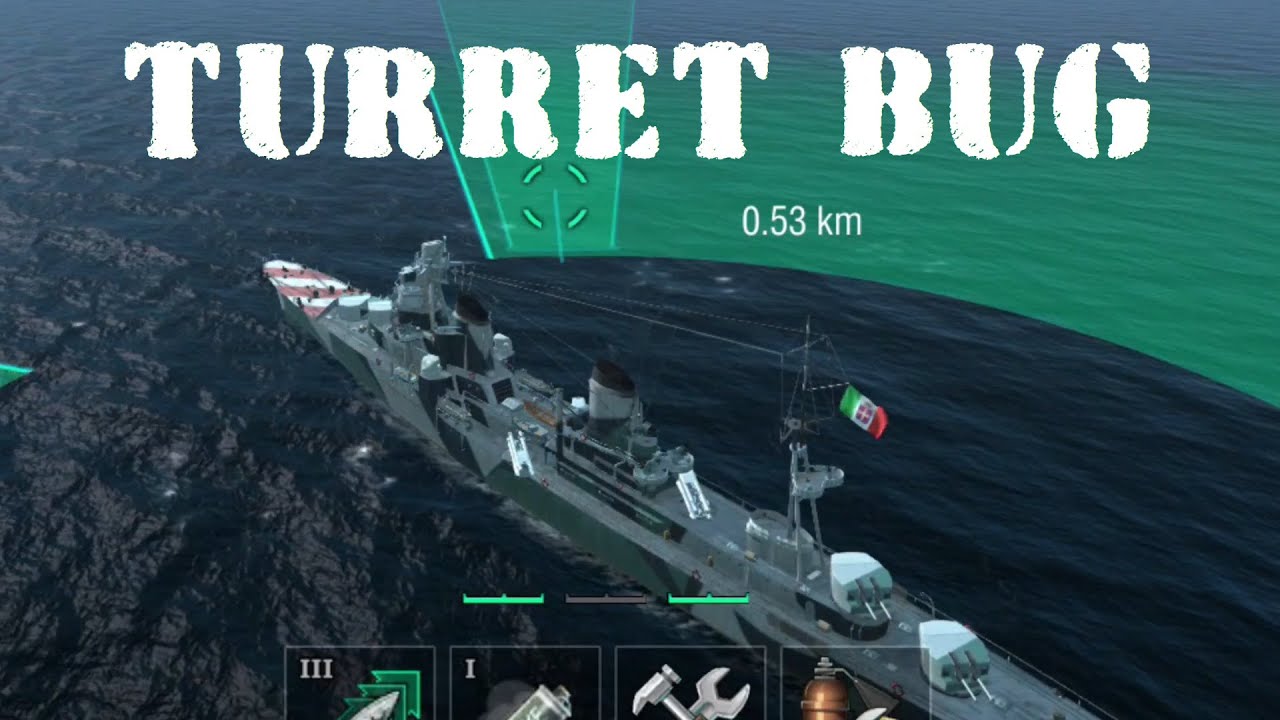 World of Warships Blitz - Turret Bug