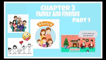Class 2 evs Chapter 3| Family and Friends| Part 1