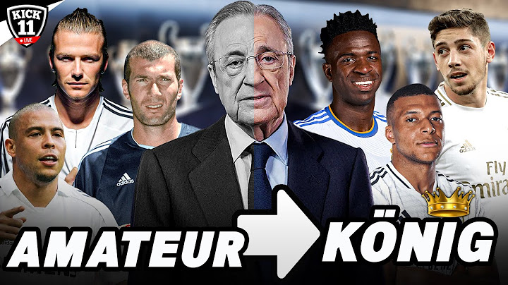 So wurde REAL MADRID zur BESTEN MANNSCHAFT der WELT!