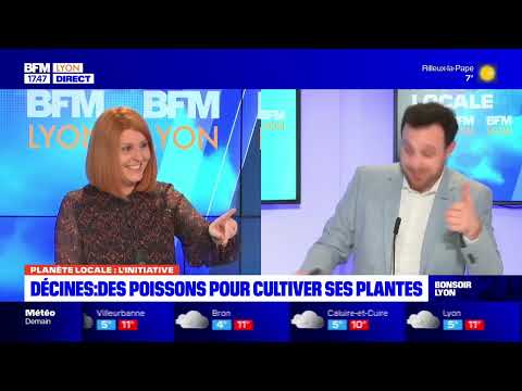 Reportage BFM Lyon : des poissons pour cultiver ses plantes