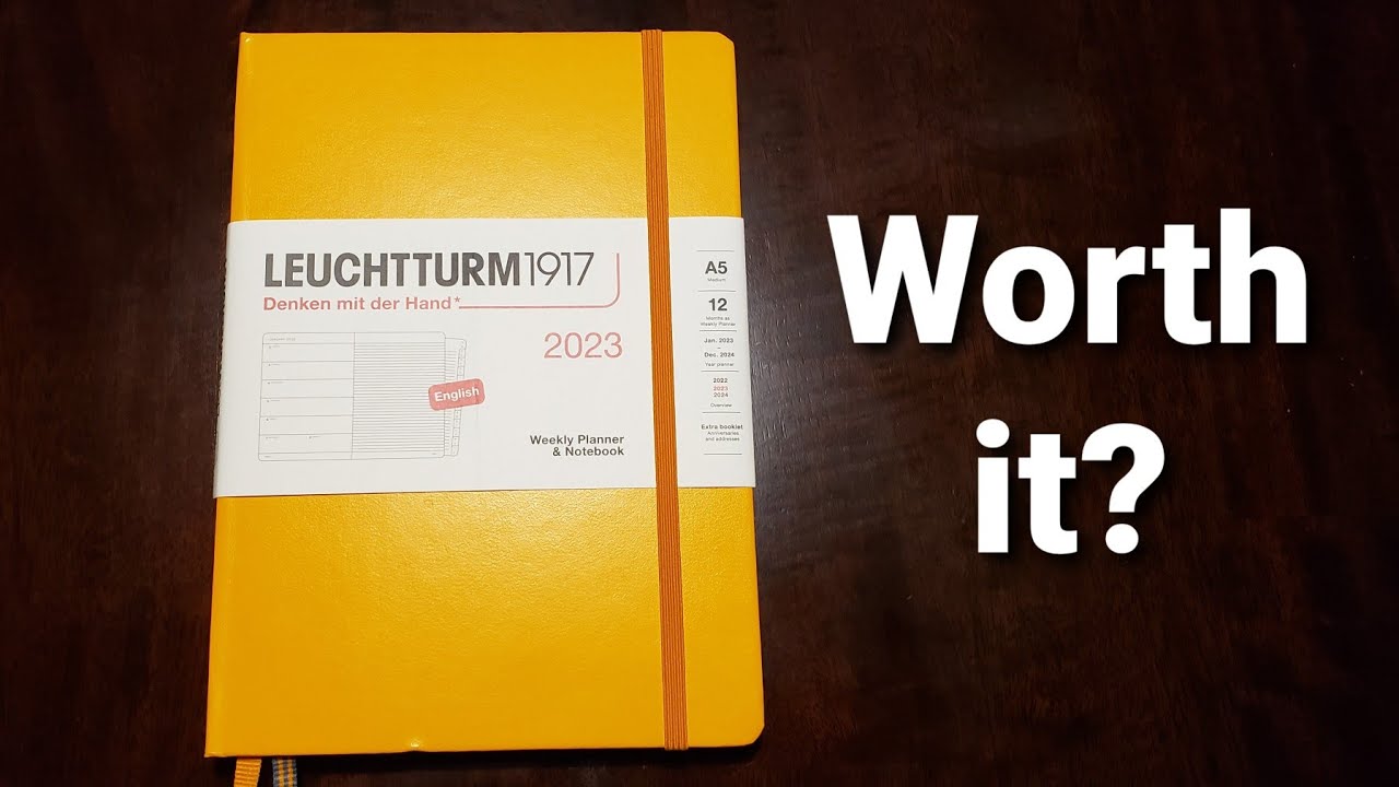 Leuchtturm 1917 Weekly Planner and Notebook 18 Months 2023 - 2024