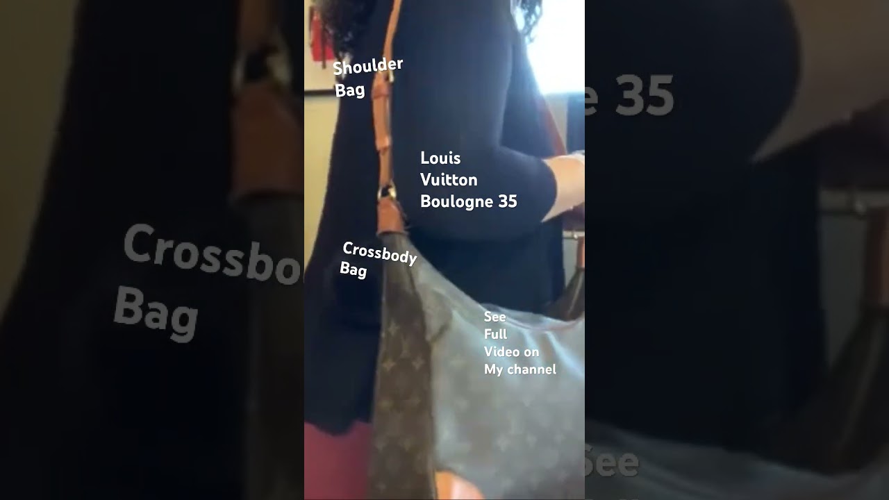 🤯 Louis Vuitton Boulogne 35 Monogram LV Vintage Handbag From my Bag Collection 