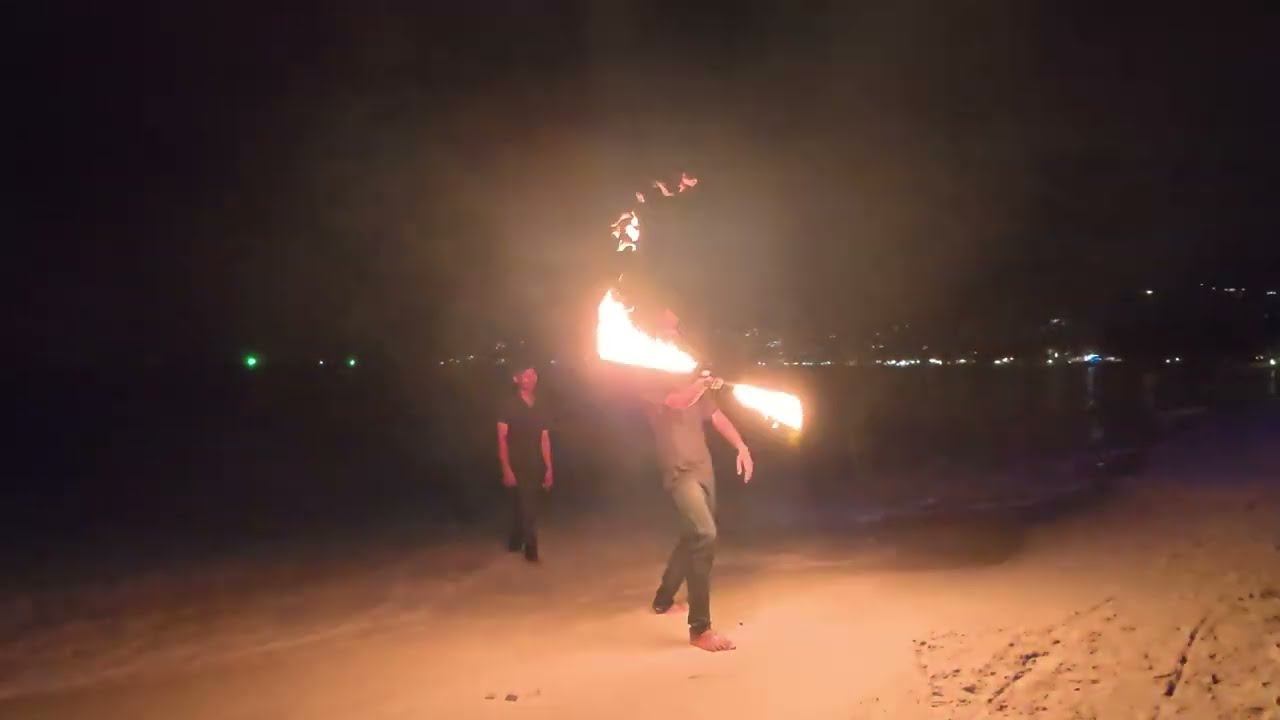 🔥 Coco Tam’s Fire Show 2025 | Best Nightlife in Fisherman’s Village, Koh Samui