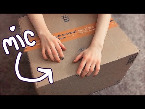 ASMR Microphone in a Box 📦 | Tapping and Scratching (no talking)