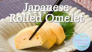 How to make a Japanese Rolled Omelet in the Kansai Style (Dashimaki-Tamago) #だし巻き卵