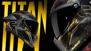 TITAN GOLD Motorcycle Helmet! (Unboxing & Review)