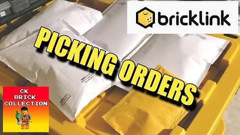 Picking Bricklink Orders January 21 2021