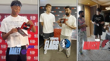 NBA Rookies React to their NBA 2K26 ratings (Cooper Flagg, Ace Bailey, Yang Hansen)