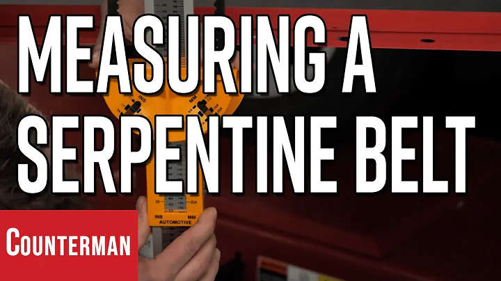 Measuring a Serpentine Belt