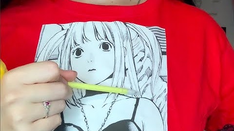 ASMR Fast & Aggressive Tracing Anime Characters | Some Tapping | Custom Video