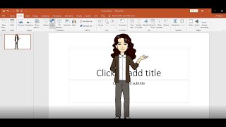 Pixton Character in Powerpoint & character speaking animation