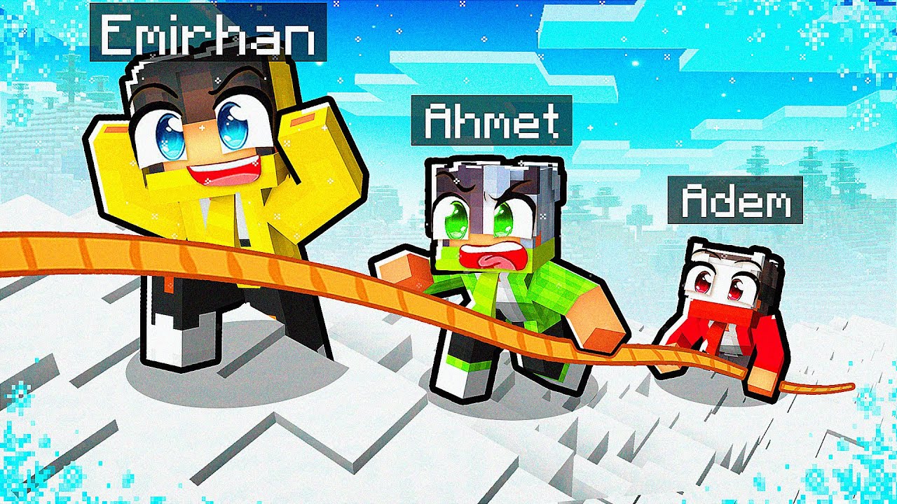 Everest Dağına Tırmanıp 24 Saat Hayatta Kalabilecek Miyiz? ❄️ | Minecraft