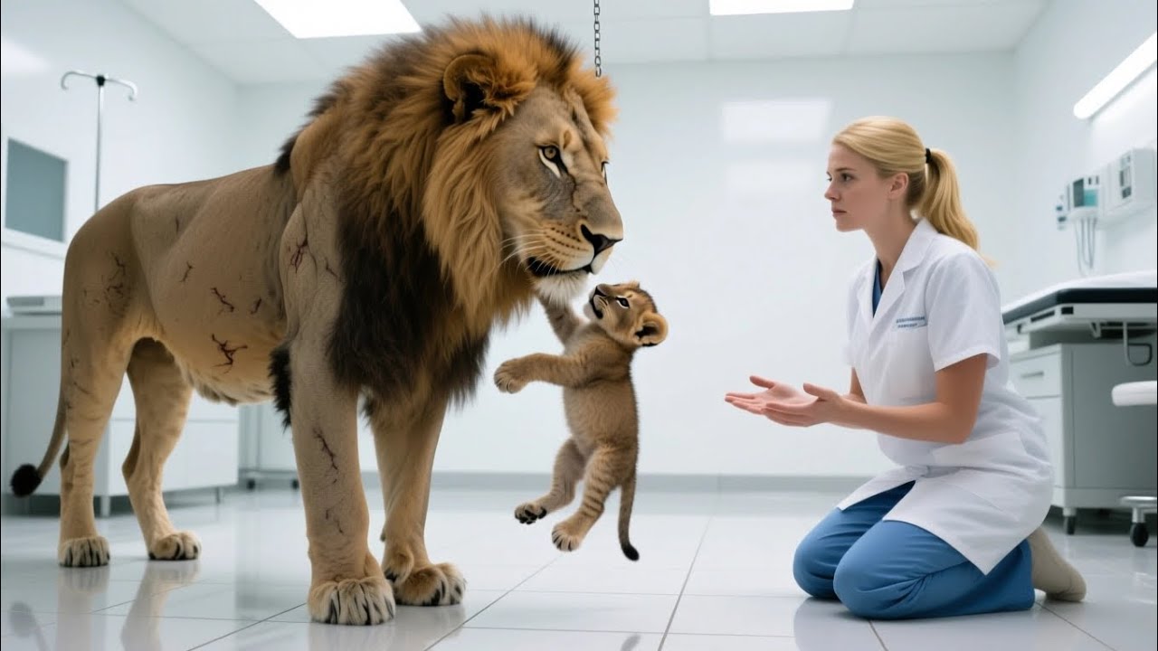 Львенок умирал. Львица была в отчаянии. И тут случилось вот это.