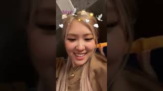 [INDOSUB] 210131 Rosé IG Live 