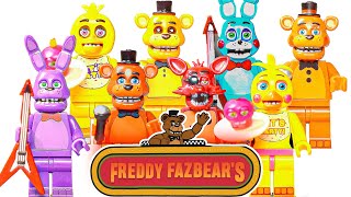 Five Nights at Freddy's Pizza Shop characters | UNOFFICIAL LEGO MINIFIGURES REVIEW