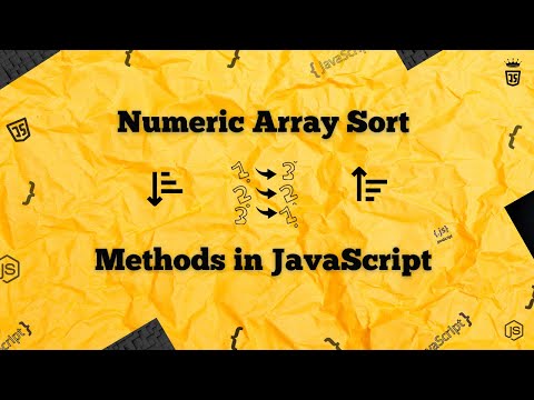 #24 Numeric🔢Array Sorting in JavaScript | Random🎲 vs Numeric Sort in JS