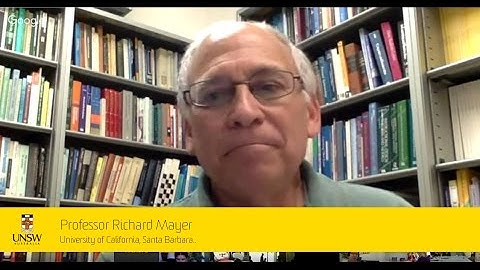 Virtual Seminar - Professor Richard Mayer talking with Professor John Sweller
