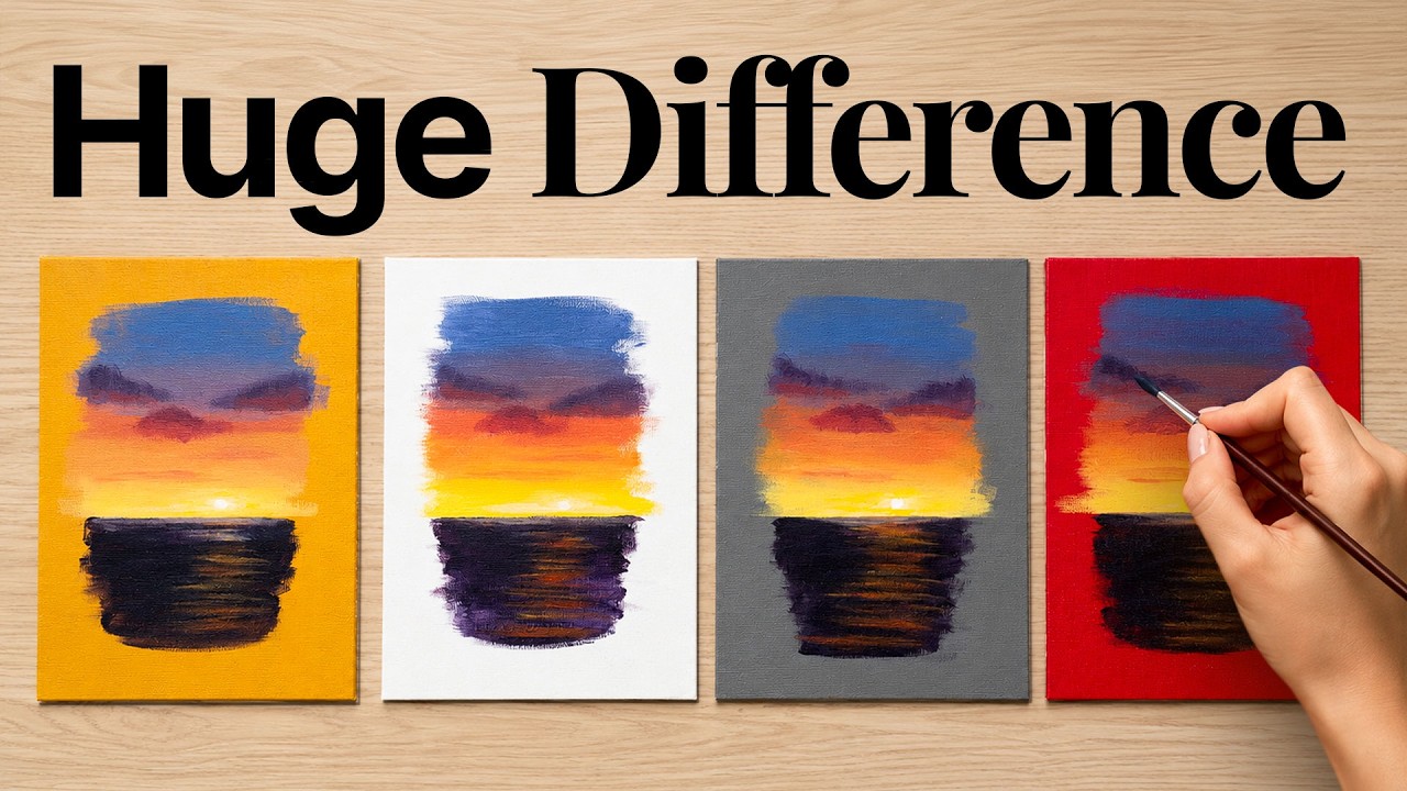 Why Do Artists Paint on Colored Canvases?