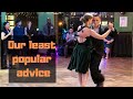 Argentine tango connection a simple  powerful tip our least popular advice