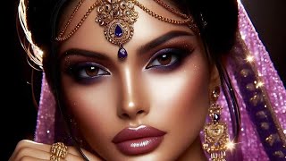 Satisfying Color by Number - Elegant Indian Lady Art