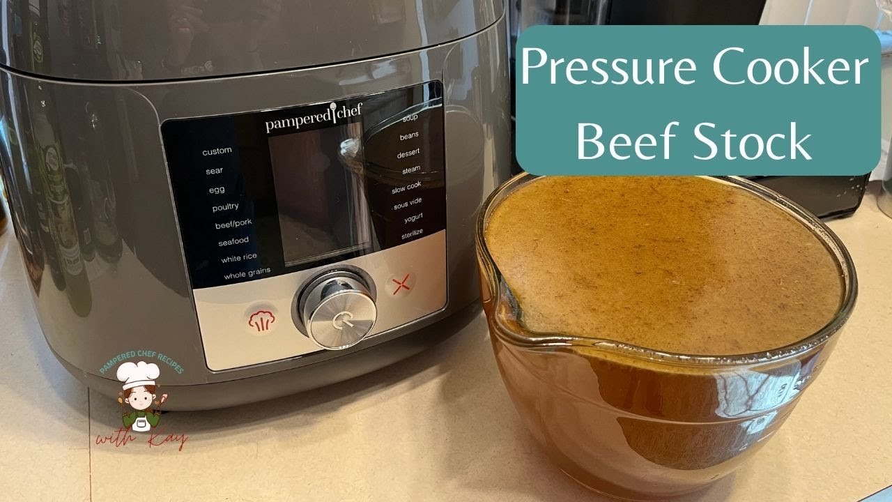 How to make Pressure Cooker Beef Stock YouTube